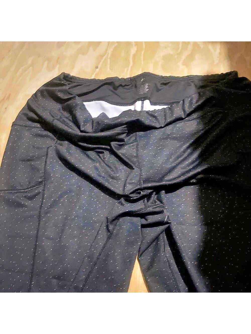 Women's Black and Navy Legging
